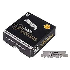 DERBY PREMIUM SINGLE EDGE RAZOR BLADES, 100 PC